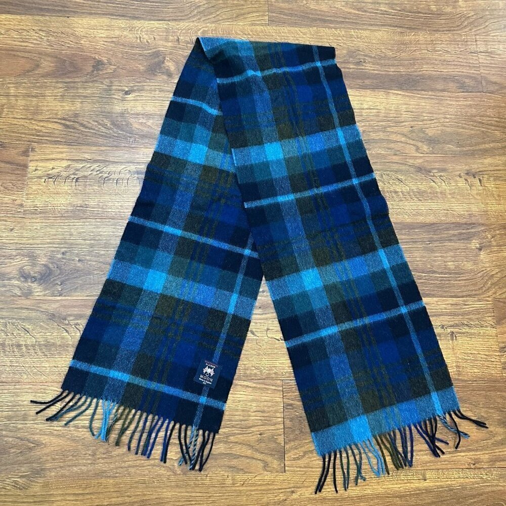 J.Crew moon wool plaid scarf